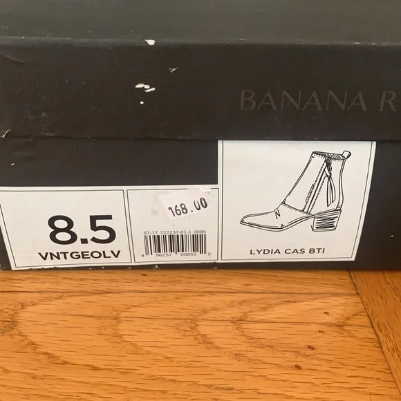 🛵 NWT Banana Republic Women 💯 real suede boots 👢size 8.5 - Picture 13 of 15